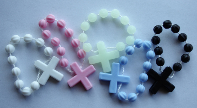 Single Decade Plastic Rosary 